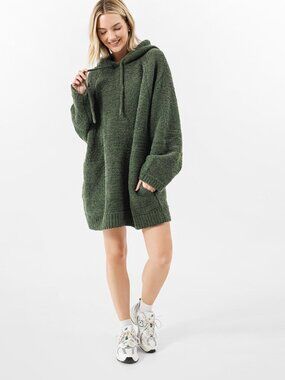 Sunday Citizen Snug Blanket Hoodie One Size Fits All Green Moss